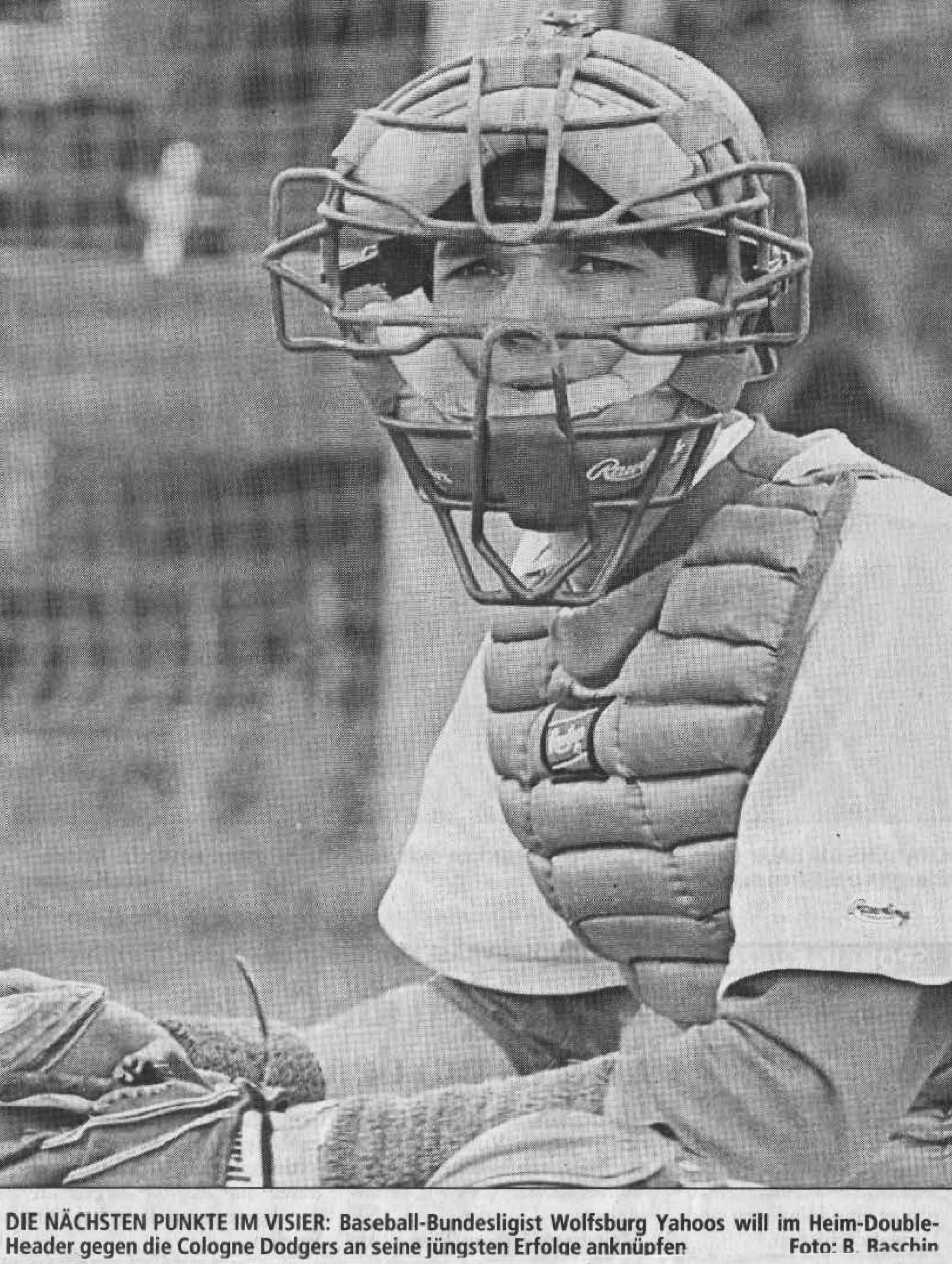 DIE NÄCHSTEN PUNKTE IM VISIER: Baseball-Bundesligist Wolfsburg Yahoos will im Heim-Doubleheader gegen die Cologne Dodgers an seine jüngsten Erfolge anknüpfen. Foto: B. Baschin