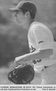 SCHWERE HEIMAUFGABE IM BLICK: Die Yahoos bekommen es mit dem Tabellendritten Paderborn zu tuh. Foto: B. Baschin