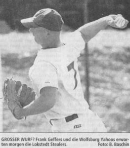 GROSSER WURF? Frank Geffers und die Wolfsburg Yahoos erwarten morgen die Lokstedt Stealers. Foto: B. Baschin