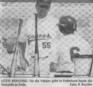 LETZTE BERATUNG: Für die Yahoos geht in Paderborn heute die Vorrunde zu Ende. Foto: B. Baschin