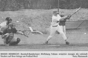 WIEDER HEIMRECHT: Baseball-Bundesligist Wolfsburg Yahoos erwarten morgen die Lokstedt Stealers auf ihrer Anlage am Freibad West. Foto: Photowerk